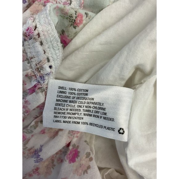 Love Shack Fancy; Floral A-Line; Tiered; XL - Picture 9 of 9